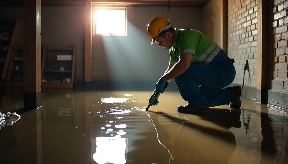 Professional water damage restoration services in Morristown, IN